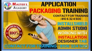 Application Packaging Training  InstallShield Installation Designer Tab  RePackaging output Files [upl. by Germin]