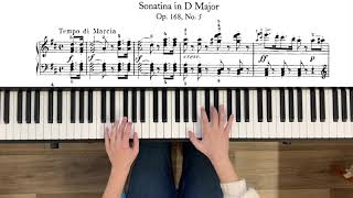 Sonatina in D Major Op 168 No 5 Anton Diabelli  Masterwork Classics Level 6 [upl. by Ytsim]