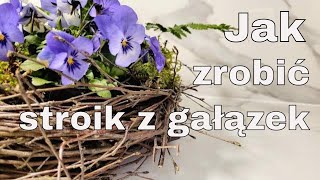 DIY  JAK ZROBIĆ OSŁONKĘ Z WITEK BRZOZOWYCH DO STROIKA [upl. by Kcirdneked350]