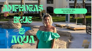 4K AMPHORAS BLUE amp AQUA HOTEL  SHARM EL SHEIKH [upl. by Anisor]