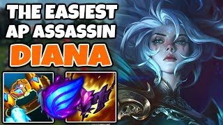 DIANA is the EASIEST AP ASSASSIN Simple kit with HUGE DAMAGE [upl. by Courcy]