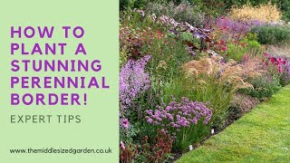 Create an outstanding perennial border  how to choose and combine plants [upl. by Isteb]