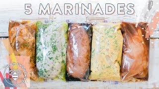 5 EASY DIY Chicken Marinades  3 Meal Ideas  HONEYSUCKLE [upl. by Aicert]