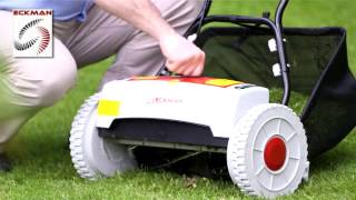 Eckman 24Volt Rechargeable Lawn Mower [upl. by Yelich]