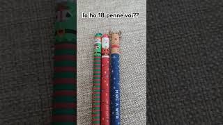 Io ho 18 penne tra cui quelle nuove di natale 🎄 🎅 [upl. by Gwynne102]