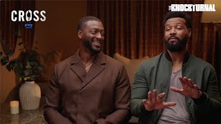 Aldis Hodge Isaiah Mustafa Ryan Eggold Eloise Mumford amp Cast Talk New Series Cross [upl. by Giacopo]