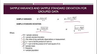 AVERAGE DEVIATION MEAN DEVIATION VARIANCE AND STANDARD DEVIATION  GROUPED DATAKASALIGAN VLOGS [upl. by Slin]