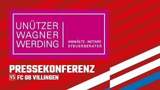 Pressekonferenz TSV Steinbach Haiger  FC 08 Villingen 31 I Kanzlei UWW [upl. by Kellyann]