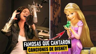 ARTISTAS LATINOS Que NO SABIAS Que CANTABAN Canciones de DISNEY [upl. by Noguchi]