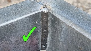 stop bad welding two galvanized metal welding techniques [upl. by Aihpled]