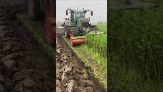 Fendt 728 Onland Ploughing 😎 tractor farming agriculture landwirtschaft agro [upl. by Almeida701]