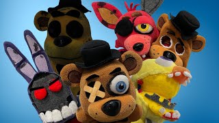 Every Withered Animatronic In A Nutshell Plush Version [upl. by Airdnas]