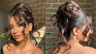 Master The Art Of Messy Updo  Red Carpet Hairstyle [upl. by Mirth]