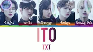 Txt  ITO lyrics color CODED HanEngRom [upl. by Anivahs416]