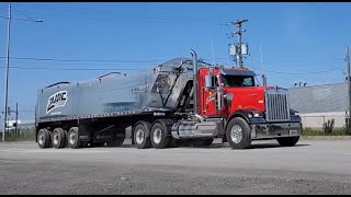 📯 AIR HORNS  AIRPORT JOB END DUMPS Pt8  TRUCKSPOTTING 70 in Montreal Canada  July 2nd 2024 [upl. by Afatsum624]