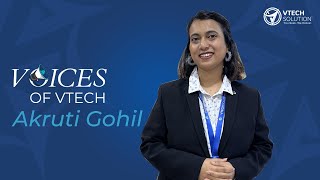 An Inspiring Journey of Akruti Gohil  Voices of vTech [upl. by Aihsei369]