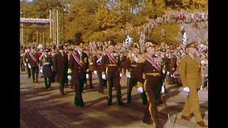 King Haakon VII of Norway funeral 1957 [upl. by Llednahc]