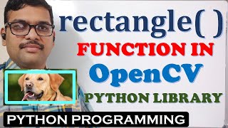 rectangle  FUNCTION IN OPENCV PYHTON LIBRARY  COMPUTER VISION LIBRARY [upl. by Wsan]