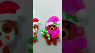 DIY How To Make Polymer Clay Miniature BearY Adorable Ornaments Form Air Dry Clay playwithclay [upl. by Riamu717]