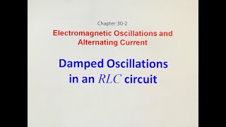 1302 Damped Oscillations in an RLC Circuit [upl. by Balbinder2]