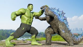 Hulk vs Godzilla Only Action 2024  Transformers Dark of The Moon  Paramount Pictures HD [upl. by Boggs124]