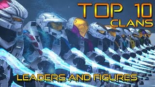 Top 10 Halo Clan Leaders and Figures Halo Clan Community [upl. by Saidel610]