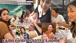 FAMILY VISIT AT SOTTO HOUSE NAKATUWAAN NI DANICA SOTTO ANG KAPATID BABY MOCHI 😍 PAULEEN LUNA PUYAT [upl. by Eillehs839]