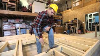 How to  Floor Framing Part 9 Blocking Cripples and Joist Hangers [upl. by Llemmart]