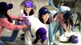 Song Ji Hyo and Lee Da Hee Unexpected Fight That Was Not Broadcasted On Running Man [upl. by Eniortna]