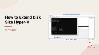 Complete Tutorial How to Extend Disk Size HyperV [upl. by Nuavahs464]