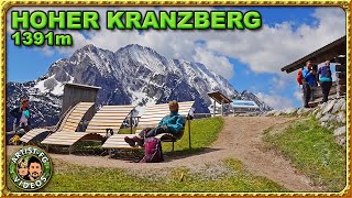 HOHER KRANZBERG 1391m Rundtour Mittenwald 042022 [upl. by Ivan]