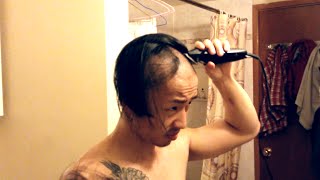 WATCH ME SHAVE MY HEAD AND ALL MY HAIR OFF [upl. by Charissa]