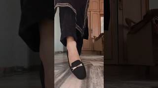 Women black loafers  black flats [upl. by Namajneb]