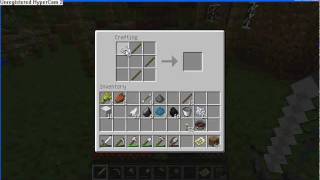 MinecraftComment faire un arc et des flechesFR [upl. by Ahsyas]