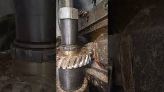 35 module 3 start woram wheel gear cutting shrots gear [upl. by Anaugahs]