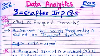 tybsc 3rd chapter of Data Analytics short imp 😲😳questions amp answers  university exam 2023sppu exam [upl. by Arec]