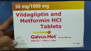 Galvus Met 50mg 1000mg Tablet  Vildagliptin and Metformin HCI Tablets  Galvus met 50mg1000mg Tab [upl. by Welcome]