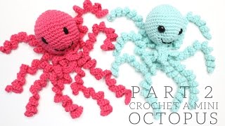 CROCHET Mini Octopus PART 2  Bella Coco [upl. by Brynna]