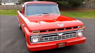 1965 Ford F100 EFI 5 0 AOD [upl. by Mosa]