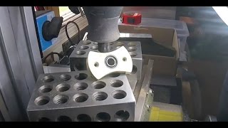 CNC Brass Fidget Spinner  MillRight CNC M3 [upl. by Erinna]