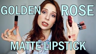 ★Матовые помады GOLDEN ROSE ★ Velvete matte  Longstay  Crayon ★ [upl. by Sikleb]