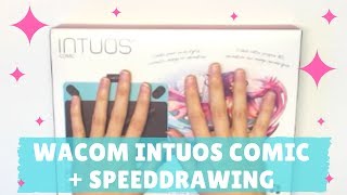 【WACOM】 Intuos Comic Tablet Unboxing  SpeedDrawing ENGESP [upl. by Post]