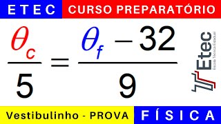 Vestibulinho ETEC 2025 🎯 Correção da Prova de FÍSICA etec 2024 BoraETEC [upl. by Odoric]