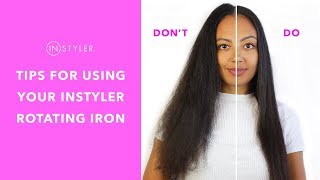 HOW TO USE YOUR ROTATING IRON l InStyler [upl. by Nymsaj]