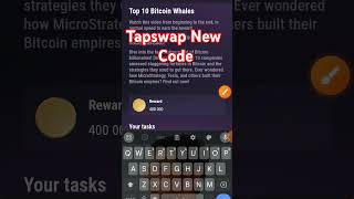 tapswap top 10 bitcoin whales code [upl. by Tanner]