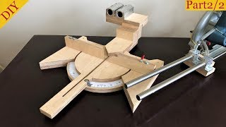 Homemade Miter Saw Build Part 2  Gönye Testere Yapımı 2 Bölüm [upl. by Leerzej]