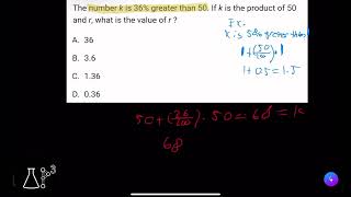 SAT Math Prep Percentages [upl. by Elicec]