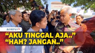 Terekam Ganjar Minta Gibran Tak Ikut Dampingi Berkeliling Saat Kunjungan ke Solo [upl. by Nikos785]