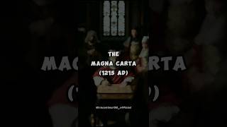 The Magna Carta 1215AD historical facts historyfacts [upl. by Enelram]