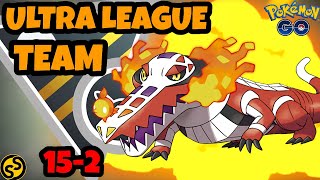 Top Rank 3 Skeledirge Team is Unstoppable in Ultra League Pokemon Go Battle League [upl. by Dessma946]